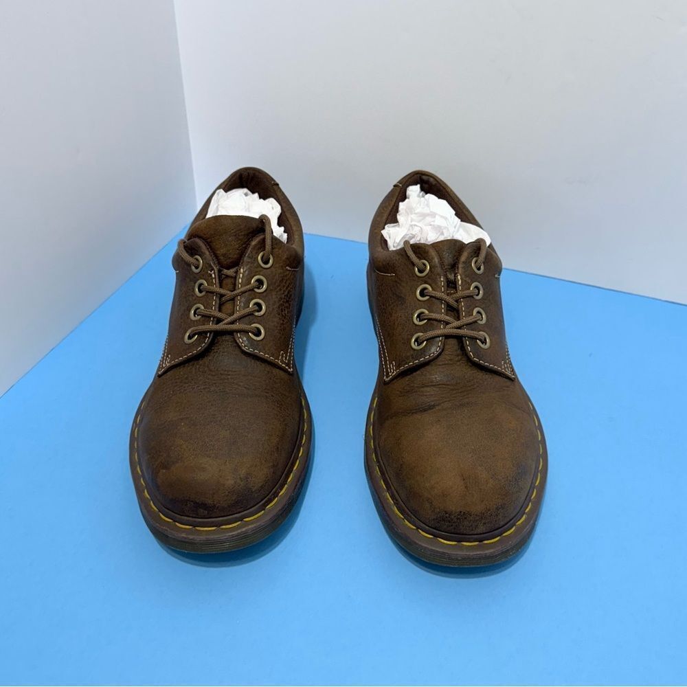 Dr. Martens AWO04 11290 Men's brown Leather Casual Work Shoes lace up S US 11 M - Picture 4 of 17